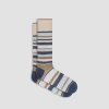 Striped Mid-Calf Socks