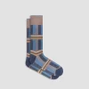 Striped Mid-Calf Socks
