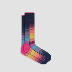 Striped Mid-Calf Socks