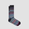 Striped Mid-Calf Socks