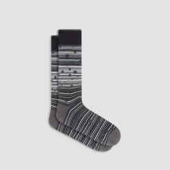 Striped Mid-Calf Socks