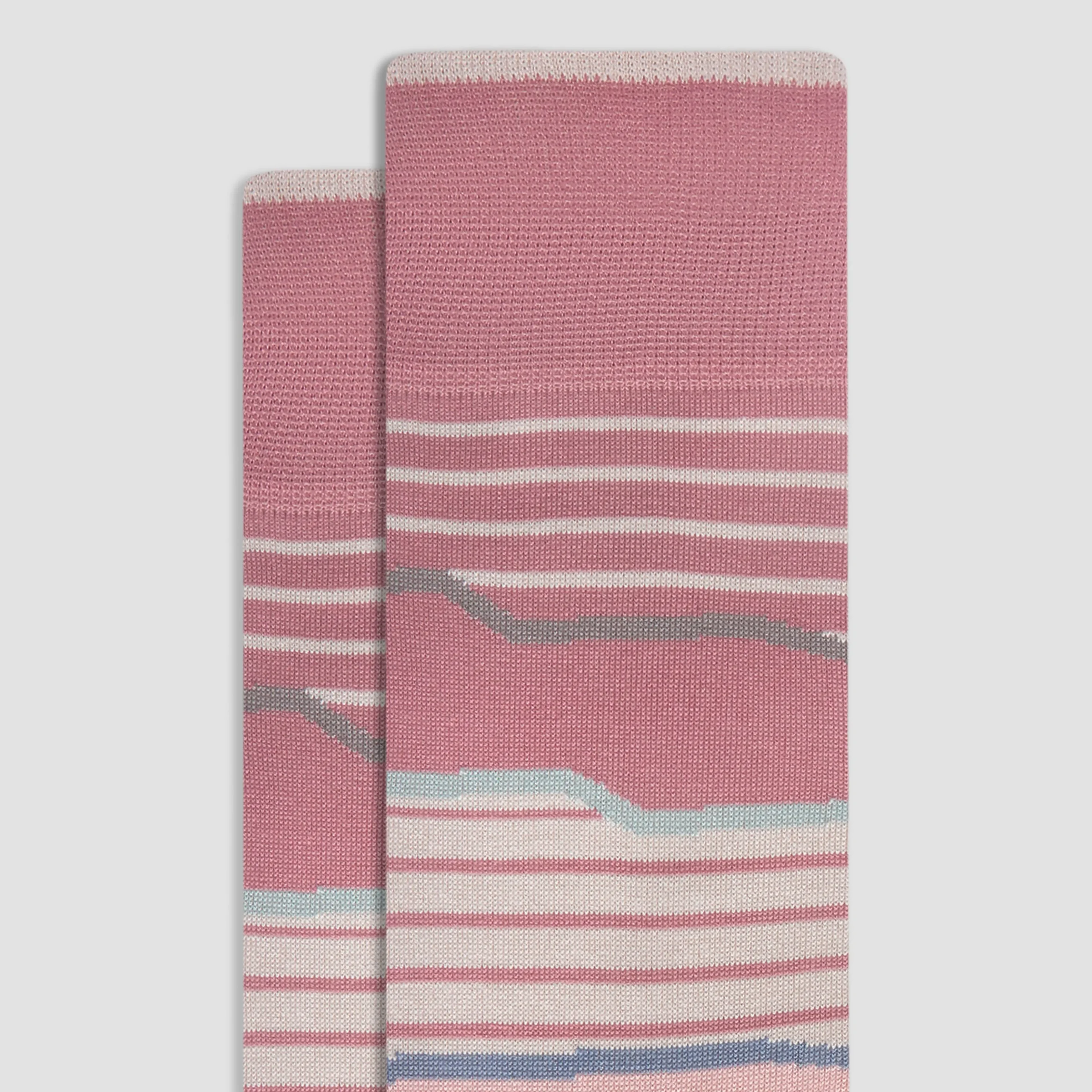 Striped Mid-Calf Socks