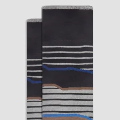 Striped Mid-Calf Socks