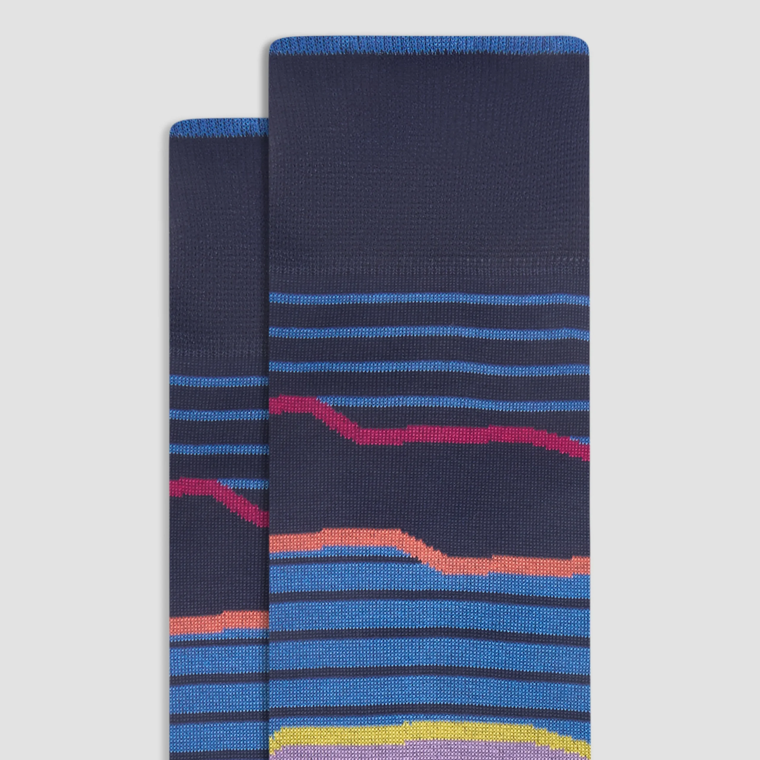 Striped Mid-Calf Socks