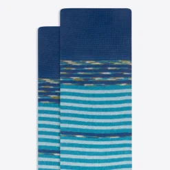 Striped Mid-Calf Socks
