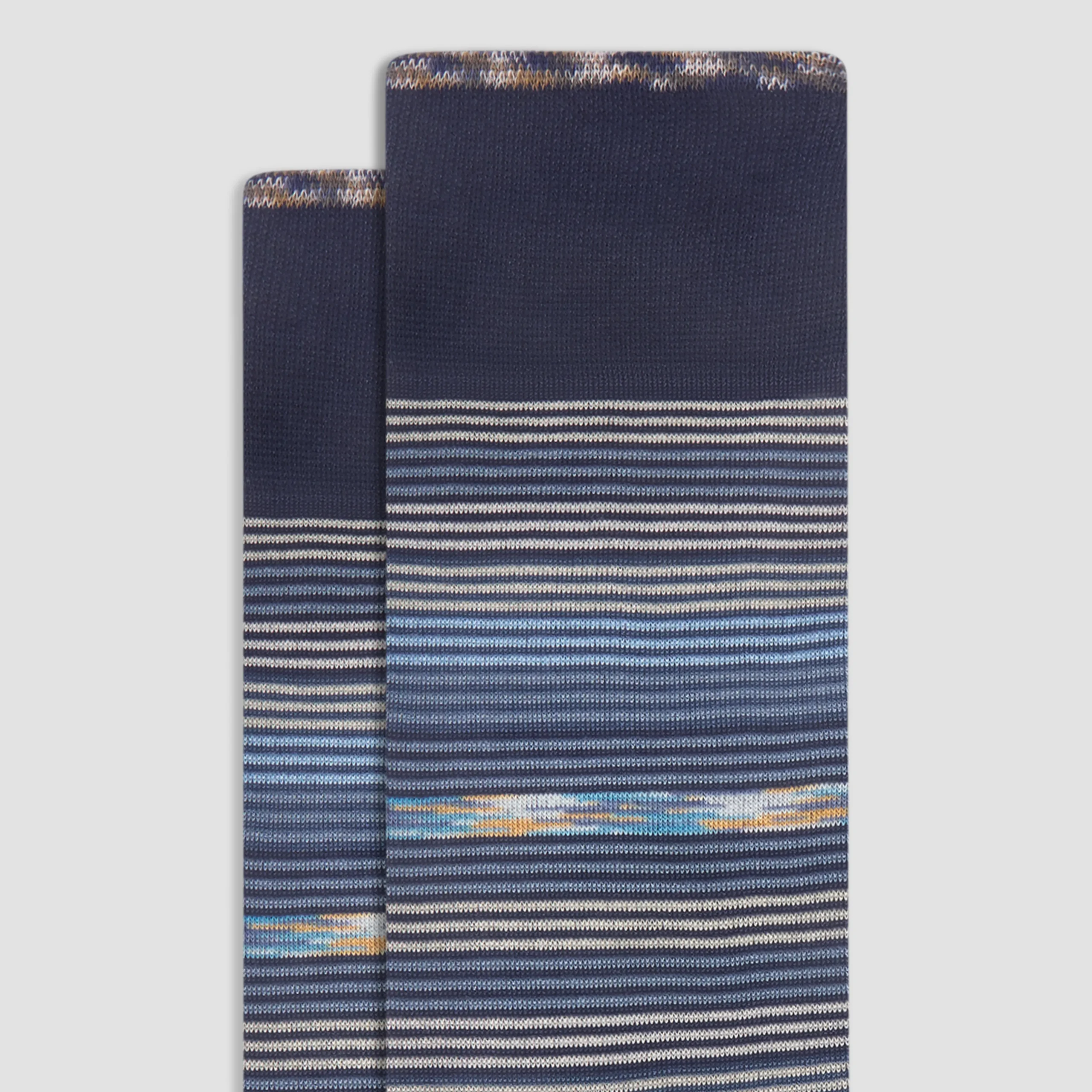 Striped Mid-Calf Socks