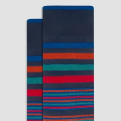 Striped Mid-Calf Socks