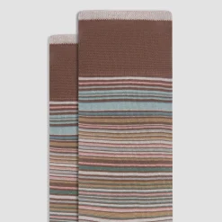 Striped Mid-Calf Socks