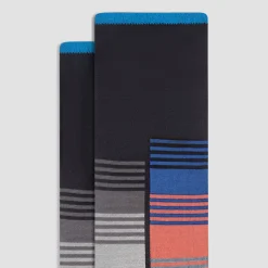 Striped Mid-Calf Socks