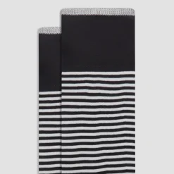 Striped Mid-Calf Socks