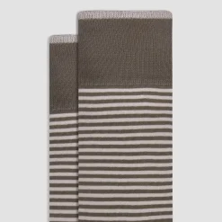 Striped Mid-Calf Socks