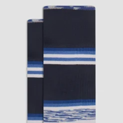 Striped Mid-Calf Socks