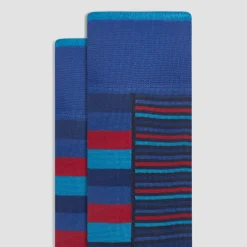 Striped Mid-Calf Socks
