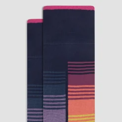 Striped Mid-Calf Socks