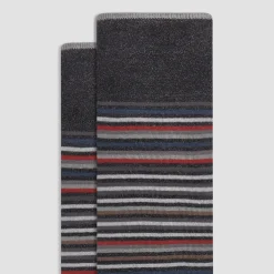 Striped Mid-Calf Socks