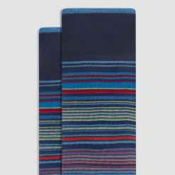 Striped Mid-Calf Socks