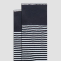 Striped Mid-Calf Socks