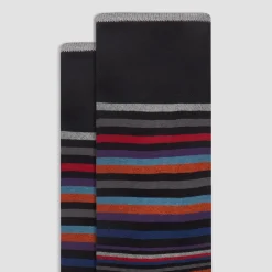 Striped Mid-Calf Socks