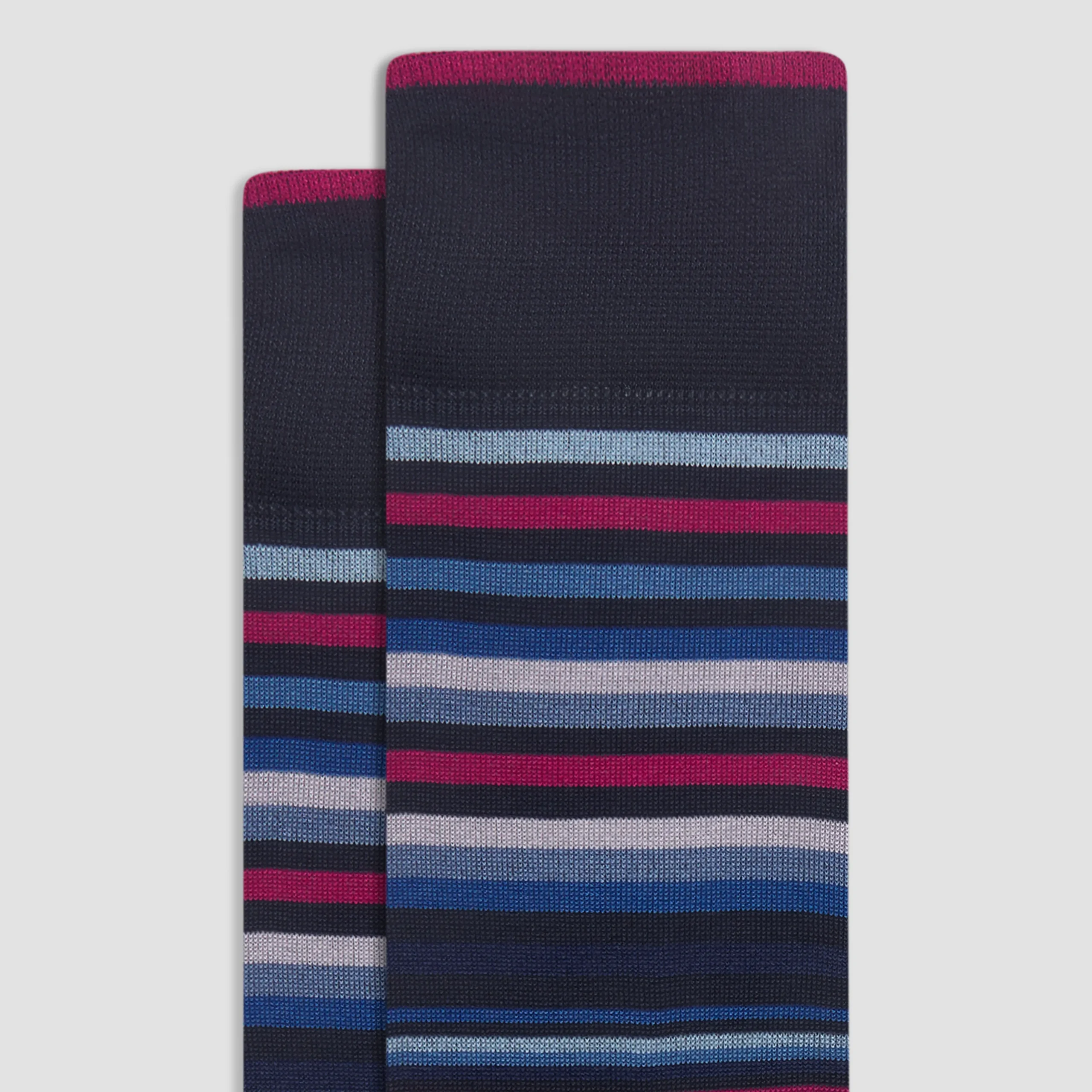 Striped Mid-Calf Socks