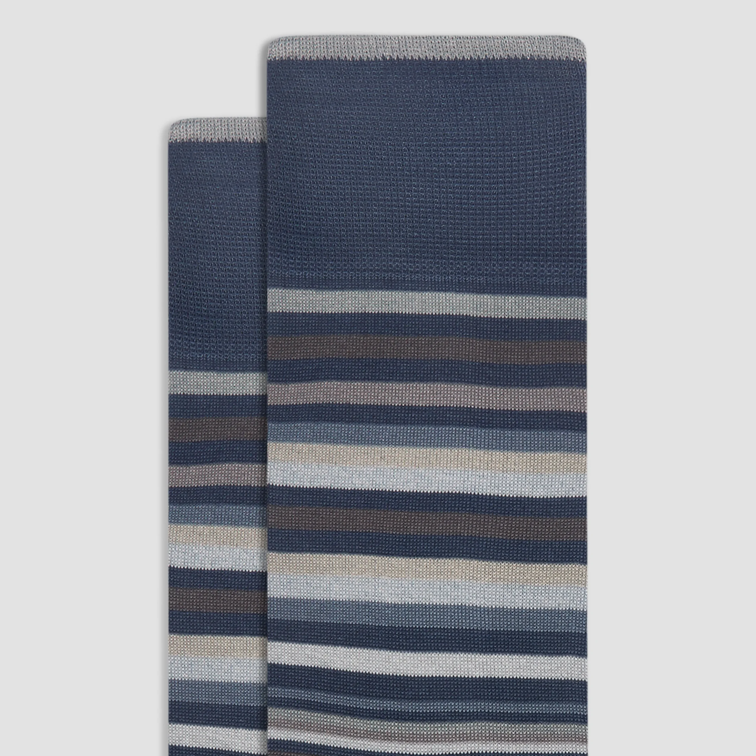Striped Mid-Calf Socks