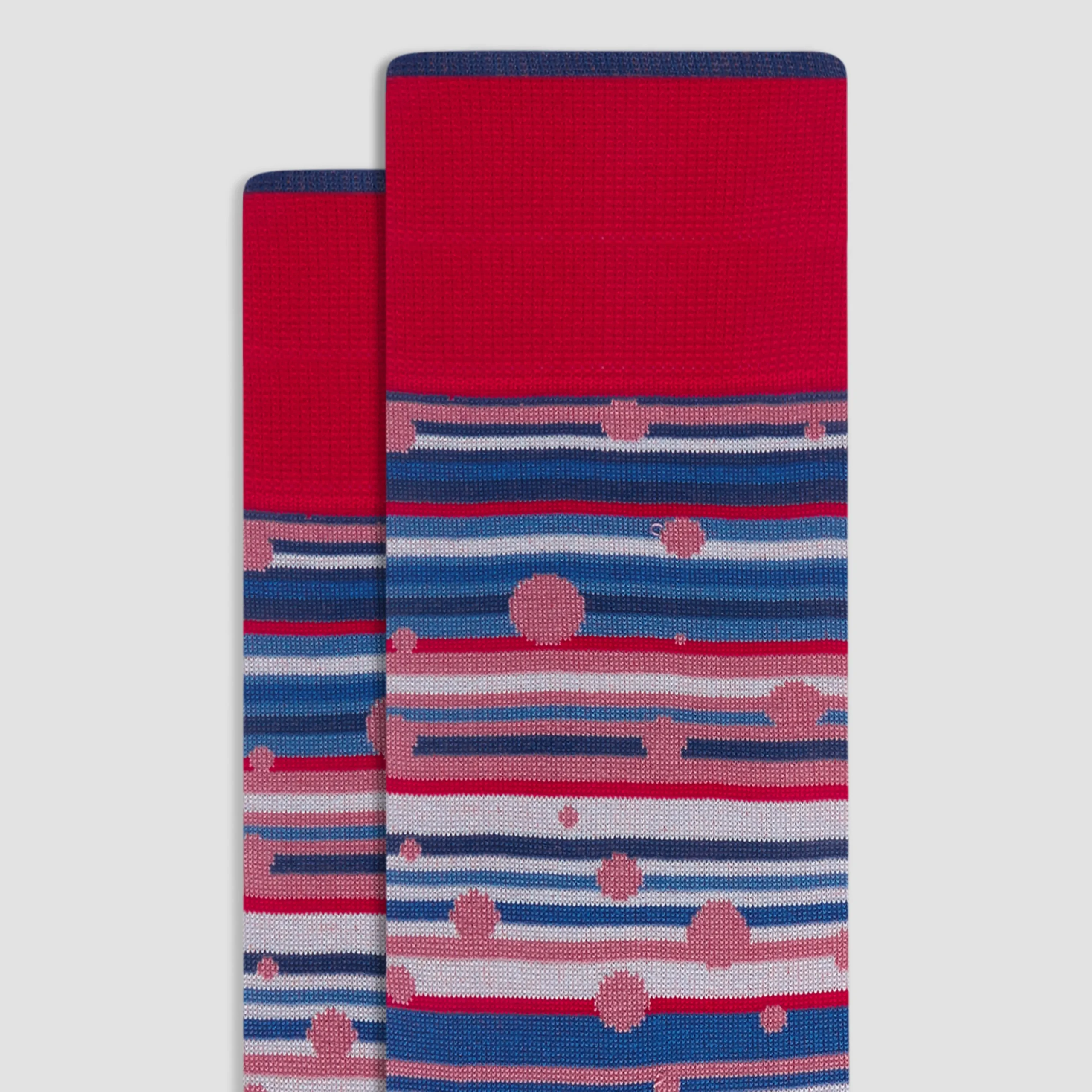 Striped Mid-Calf Socks