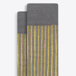 Striped Mid-Calf Socks
