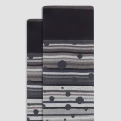 Striped Mid-Calf Socks