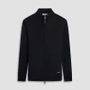 Super Merino Mock Neck Full Zip Sweater