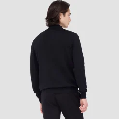 Super Merino Mock Neck Full Zip Sweater