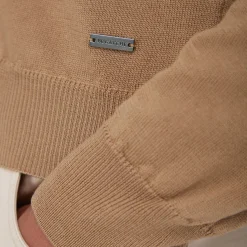 Super Merino Mock Neck Full Zip Sweater