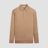 Super Merino Solid Polo Sweater