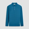 Super Merino Solid Polo Sweater
