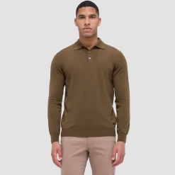 Super Merino Solid Polo Sweater