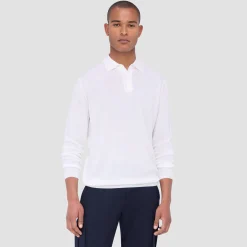 Super Merino Solid Polo Sweater