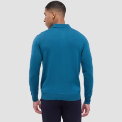 Super Merino Solid Polo Sweater