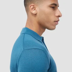 Super Merino Solid Polo Sweater