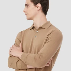 Super Merino Solid Polo Sweater