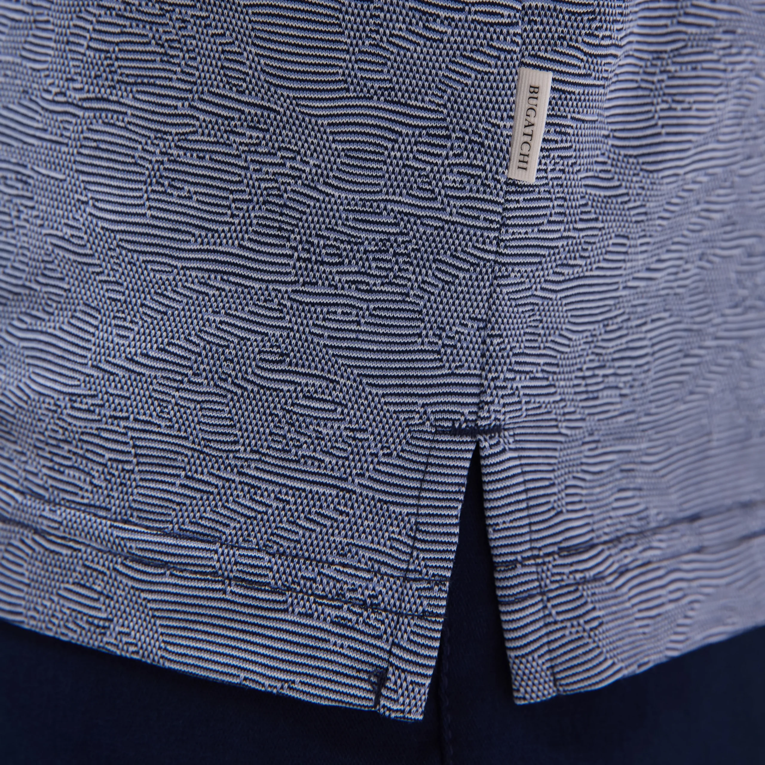 Textured Jacquard Polo Shirt