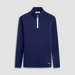 Textured Performance Quarter-Zip Pullover