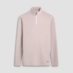 Textured Performance Quarter-Zip Pullover