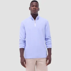 Textured Performance Quarter-Zip Pullover