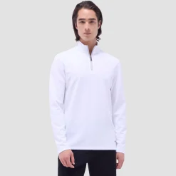 Textured Performance Quarter-Zip Pullover