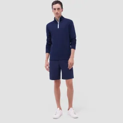 Textured Performance Quarter-Zip Pullover
