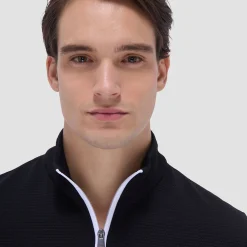 Textured Performance Quarter-Zip Pullover