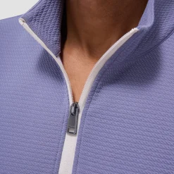 Textured Performance Quarter-Zip Pullover