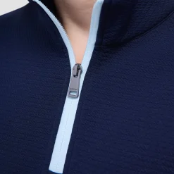Textured Performance Quarter-Zip Pullover