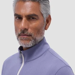 Textured Performance Quarter-Zip Pullover