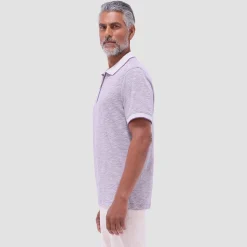 Textured Quarter-Zip Polo Shirt