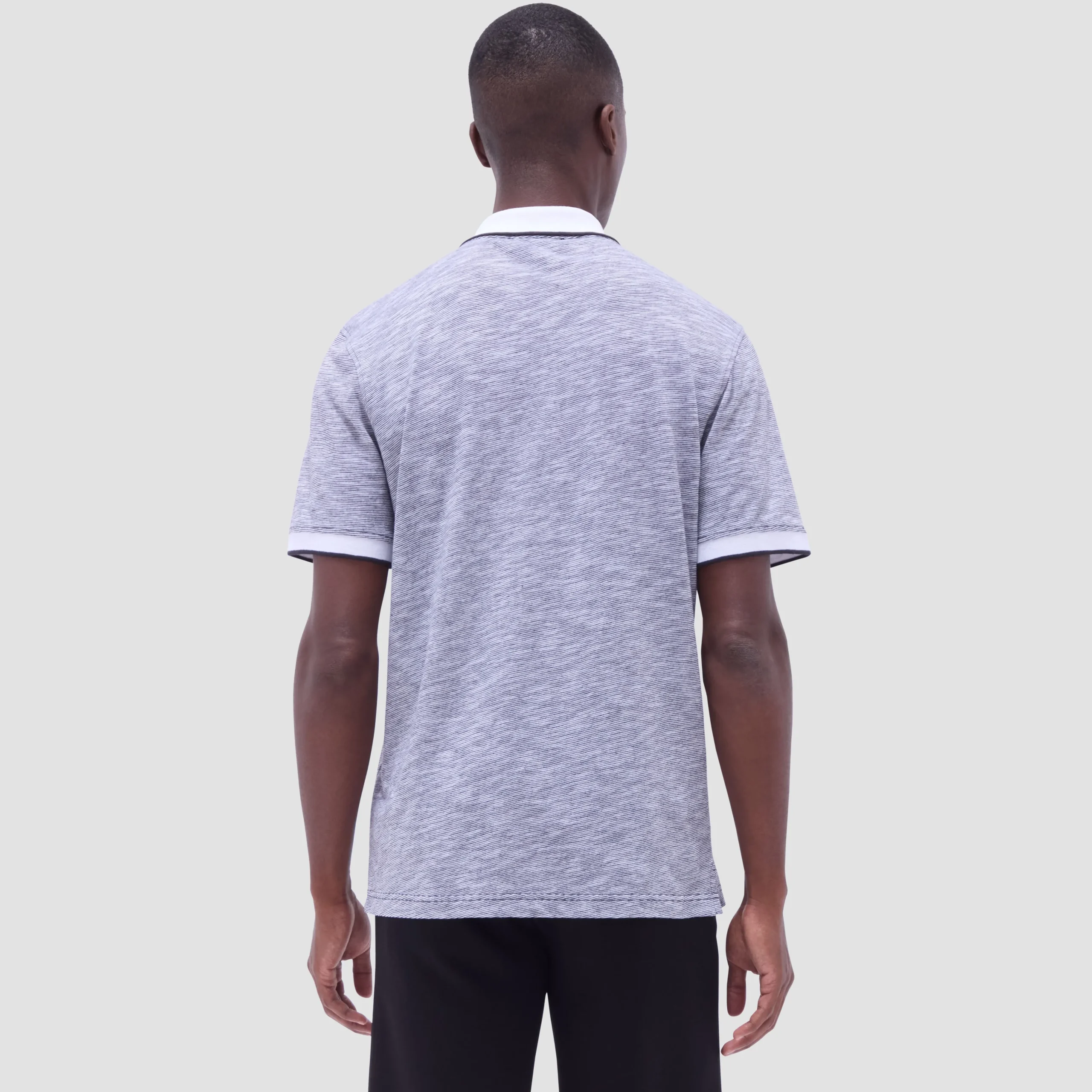 Textured Quarter-Zip Polo Shirt