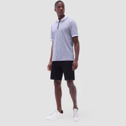 Textured Quarter-Zip Polo Shirt